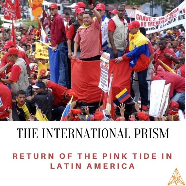 Latin America is undergoing a profound political shift when the entire world is focused on China, Russia and the US. The political order of Latin America started to have a crucial transition in 2021, and it is not over yet. After the presidential elections in Chile, Peru, Honduras, and recently Colombia, we can see the “pink tide” resurgence that swept the region in the late 1990s.In the April 2021 general election, Peru elected the socialist union leader Pedro Castillo. Later in November 2021 election, Chile elected the left-winger Gabriel Boric, and Honduras elected leftist President XiomaraCastro. With the latest election results from Colombia, the ex-guerrilla member GustavoPetro was elected president. Thus, we can see a remarkable comeback of the left-wing trend after two decades. 
Read r_ekha_j views on Return of the Pink Tide in Latin America.
latinamerica pinktide rightvsleft 
presidentsinlatam globalaffairs worldpolitics theinternationalprism latinamericanpolitics bolsonarovlula voteranger Colombia Venezuela GustavoPetro NicolásMaduro Bogotá Caracas Bolívar lula evomorales hugochavez nestorkirchner neoliberalism leftwing socialism espadadebolívar franciamarquez progressivegovernments